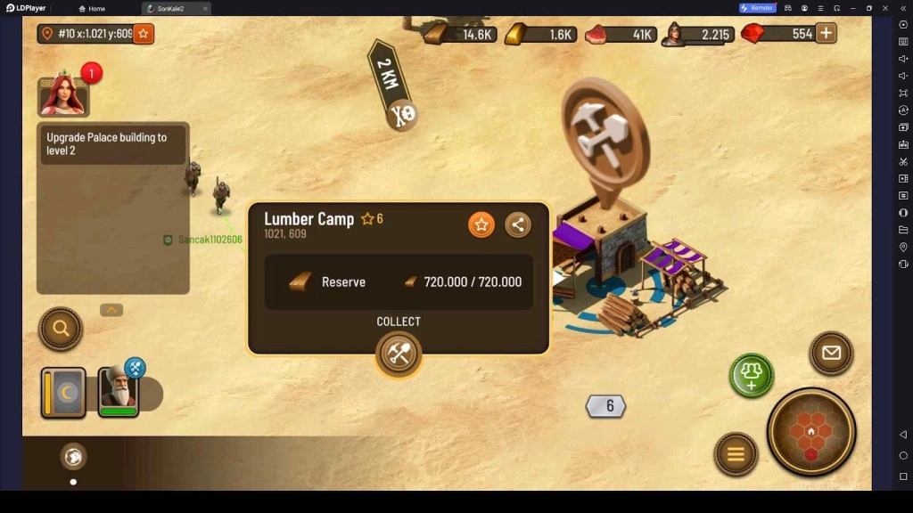 Build the Lumber Shop and Make Necessary Upgrades for It