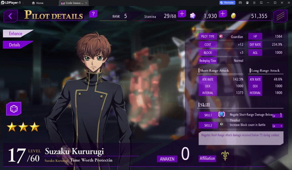 Code Geass: Lost Stories (SEA) แนะนำคนขับโครตละเอียดมือใหม่ควรรู้!! บน LDPlayer9