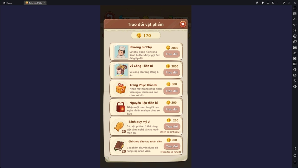 『HƯỚNG DẪN』TIỆM LẨU ĐƯỜNG HẠNH PHÚC: Tìm nguyên liệu hiếm và nhân viên rửa chén miễn phí