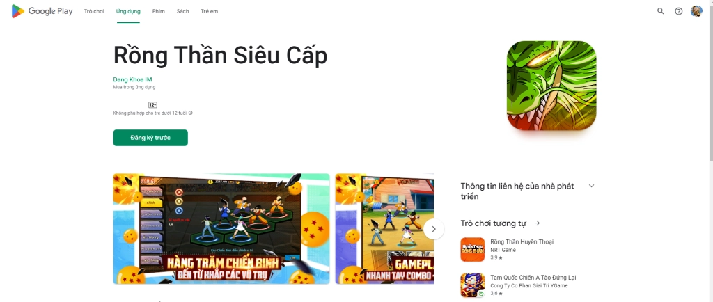 『GAME MỚI』Rồng Thần Siêu Cấp- Giới Thiệu Và Hướng Dẫn Đăng Kí
