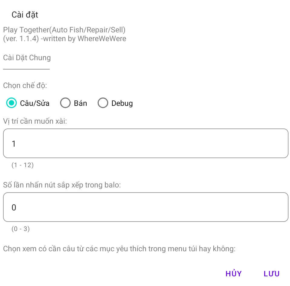 Hướng dẫn auto câu cá Play Together VNG nhiều tài khoản trên PC