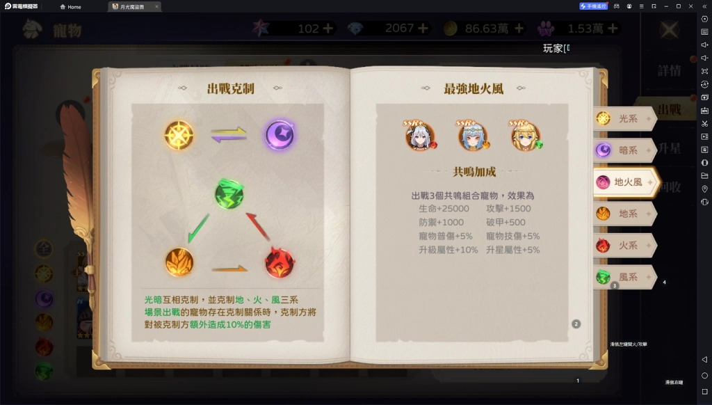 【攻略】《月光魔盜團》共鳴寵物推薦|陣容搭配