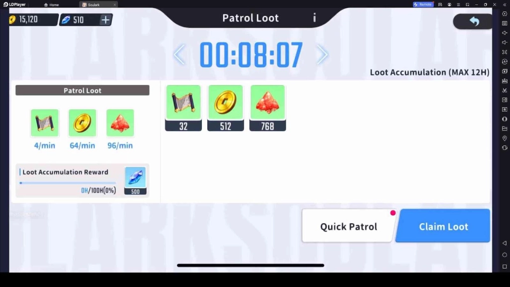 Patrol Loot for Awesome Rewards