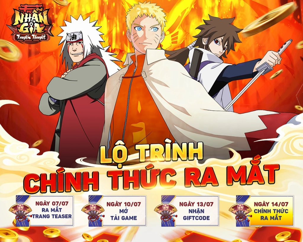 『GAME MỚI』Nhẫn Giả Truyền Thuyết Mobile mở đăng ký trước cùng chuỗi sự kiện giftcode hấp dẫn