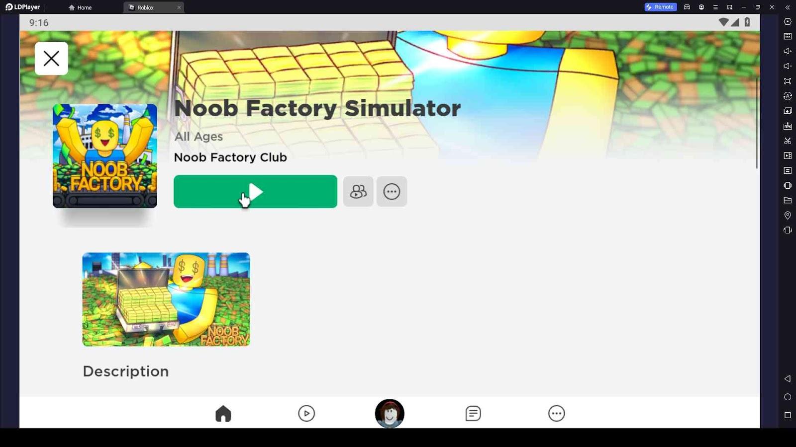 Noob Factory Simulator - Roblox