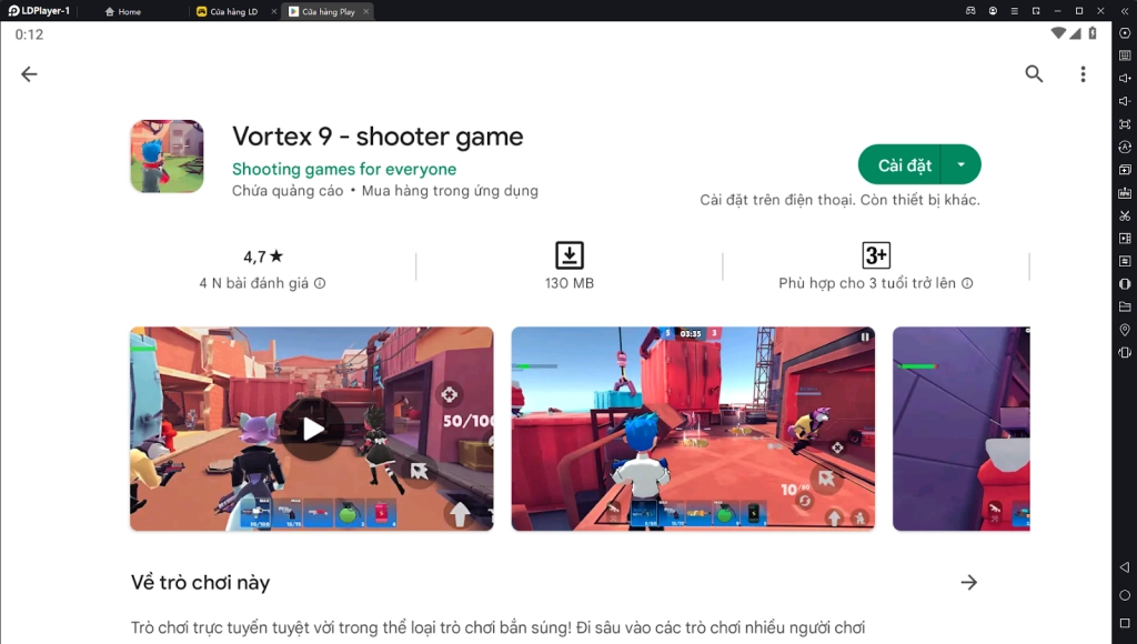 『HƯỚNG DẪN』Vortex 9: Hướng dẫn cách cài đặt phím ảo trên LDPlayer & Cách tải game trên PC