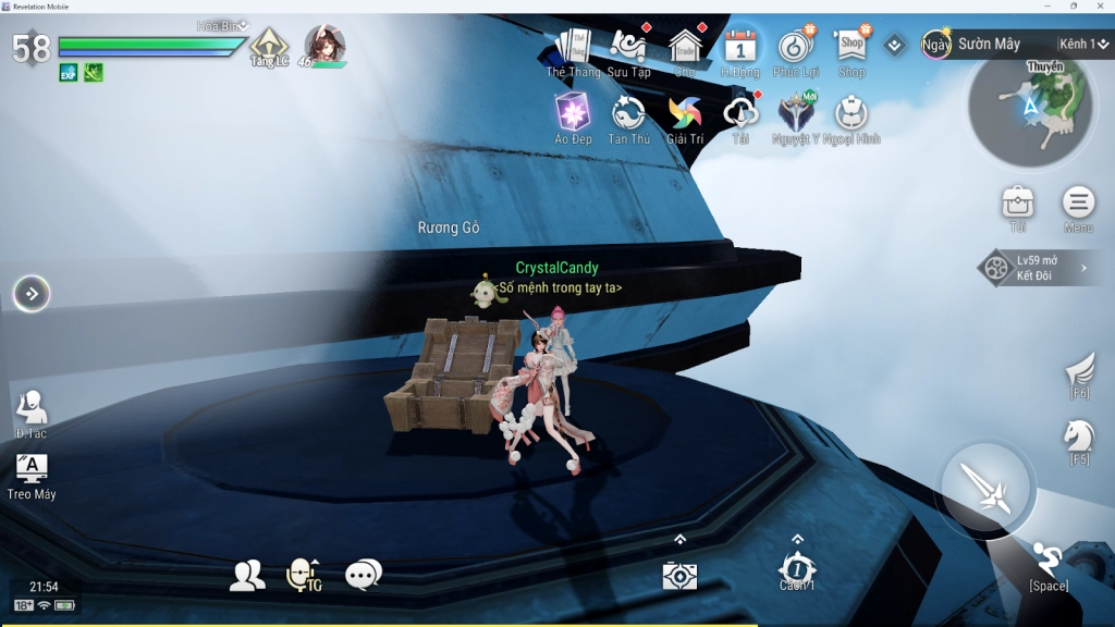 『HƯỚNG DẪN』Revelation - Thiên Dụ VNG vị trí rương báu thám hiểm Sườn Mây phần 1