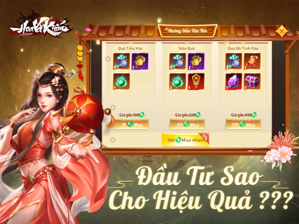 『GIFTCODE』Hoa Và Kiếm SohaGame: Tổng hợp code mới nhất & Cách nhập code tân thủ