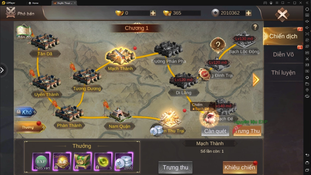 『HƯỚNG DẪN』Huyền Thoại Kiêu Hùng : Cách lên cấp nhanh cho tân thủ & cách tải game trên PC