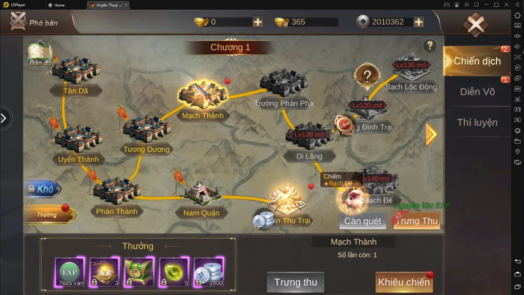 『HƯỚNG DẪN』Huyền Thoại Kiêu Hùng : Cách lên cấp nhanh cho tân thủ & cách tải game trên PC