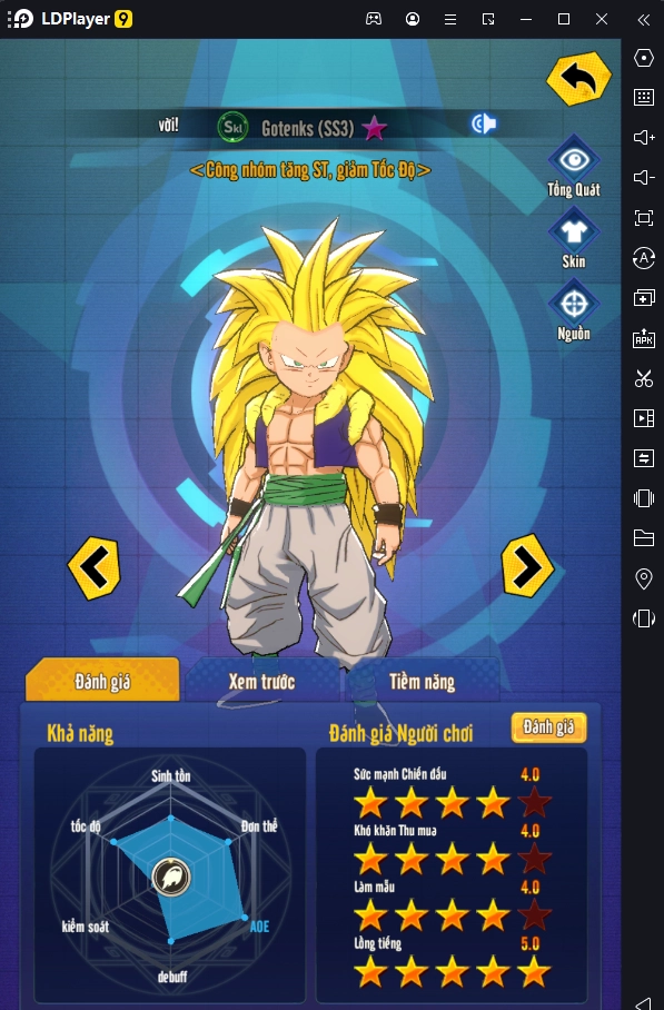 『HƯỚNG DẪN』Siêu Chiến Binh - Top Nhân Vật Quốc Dân (Str - Ki - Ski)&nbsp; & cách tải game trên PC