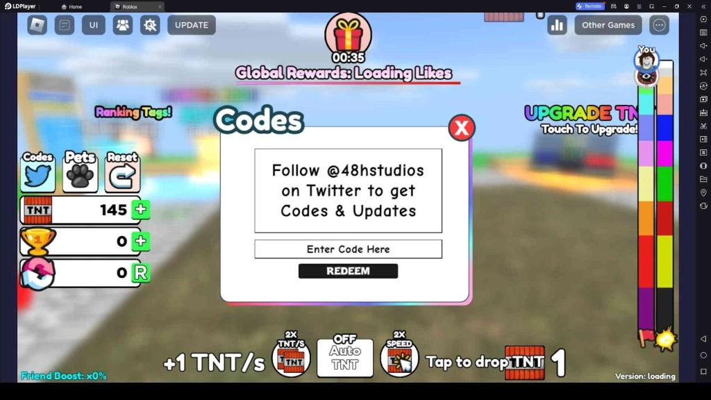 Roblox +1 TNT Every Second Codes: Explosive Rewards Awaiting! - 2023 November