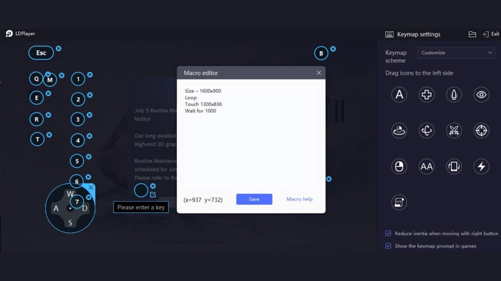 Using the Keyboard Macro Commands
