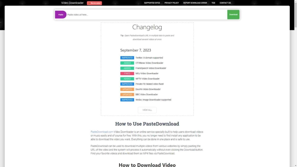 PasteDownload