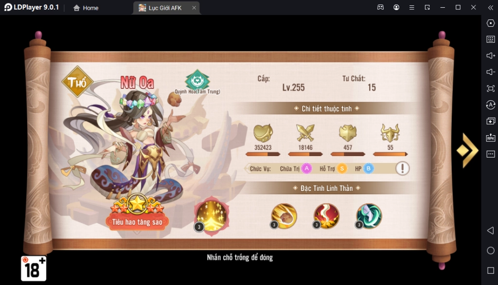 『HƯỚNG DẪN』Lục Giới AFK: Top 9 Nhân Vật Mạnh Đầu Game Nên Dùng