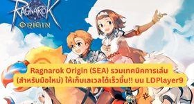 Ragnarok Origin (SEA) รวมเทคนิคการเล่น (สำหรับมือใหม่) ให้เก็บเลเวลได้เร็วขึ้น !! บน LDPlayer9