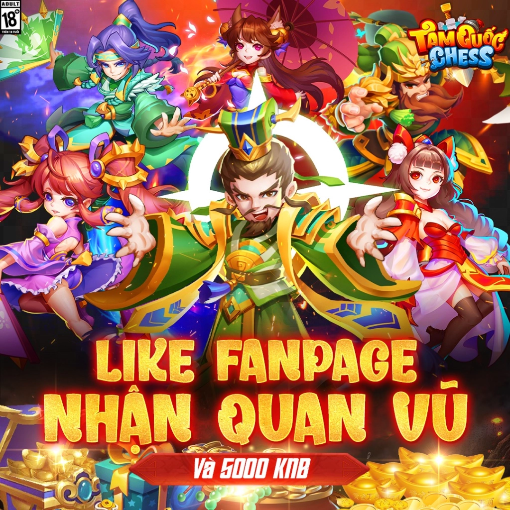 『GIFTCODE』Tam Quốc Chess - SohaGame chuỗi sự kiện giftcode khủng