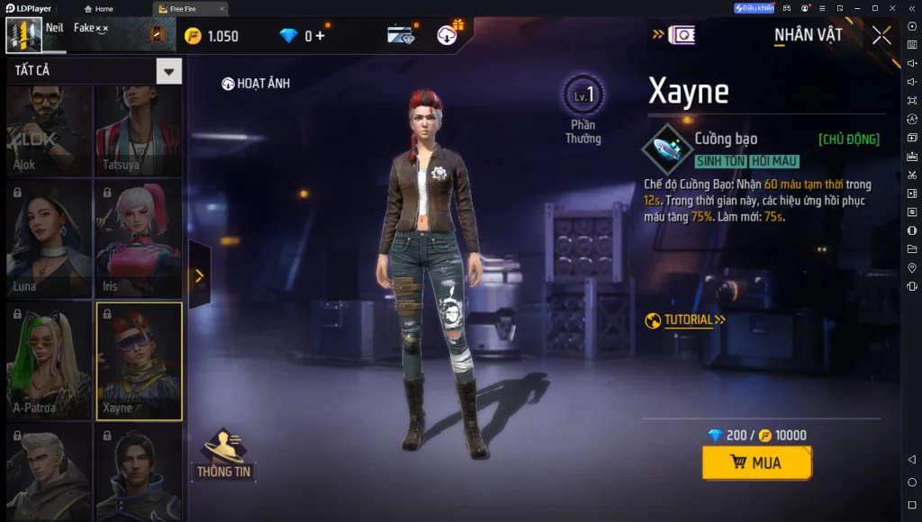Garena Free Fire: Tier List/ Bảng Xếp Hạng Nhân Vật mới nhất