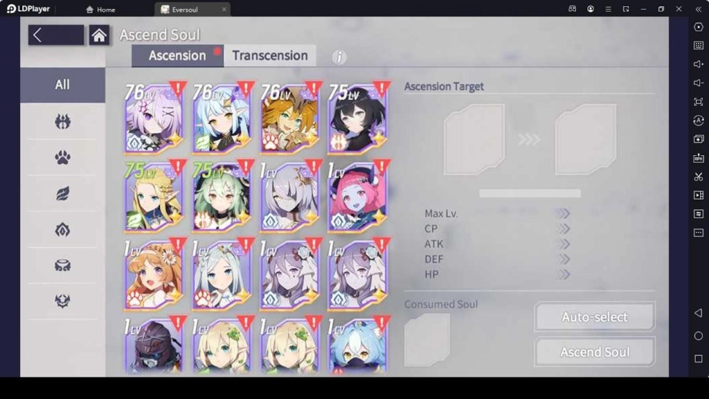 Comment le système d'ascension Eversoul sera-t-il affecté