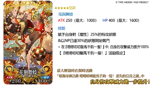《Fate/Grand Order》繁中版「昭和奇神計劃」即刻啟動！