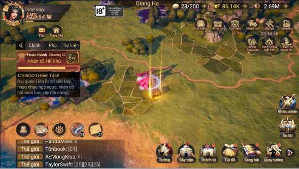 『HƯỚNG DẪN』Cái Thế Tranh Hùng: Vị Trí Đào Kho Báu Từ Chương 46 - 54