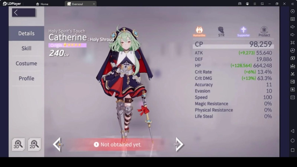 Eversoul Human Characters: Catherine