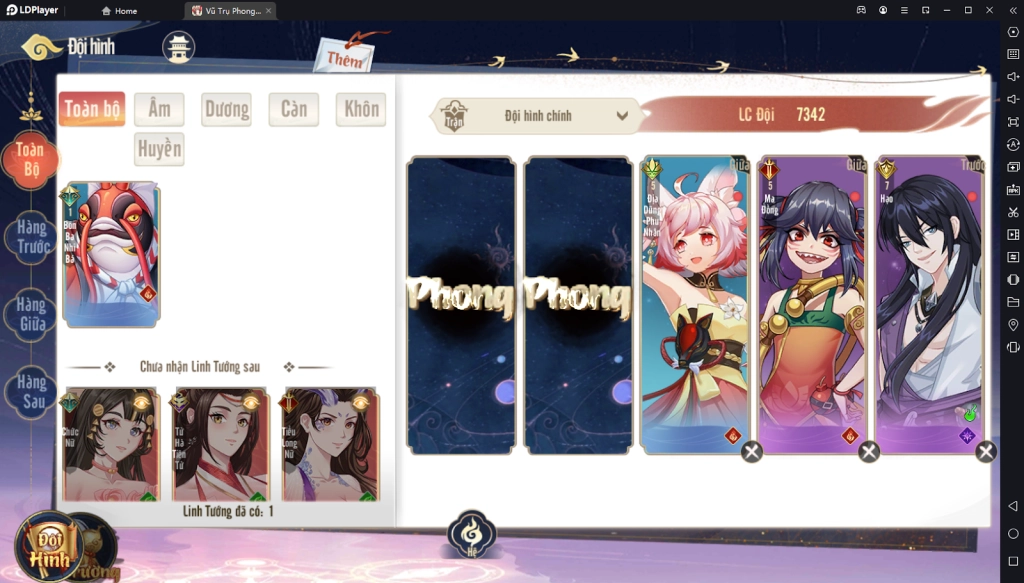 『HƯỚNG DẪN』 Vũ Trụ Phong Thần 3D : Cách xếp đội hình và tính năng đạo trường