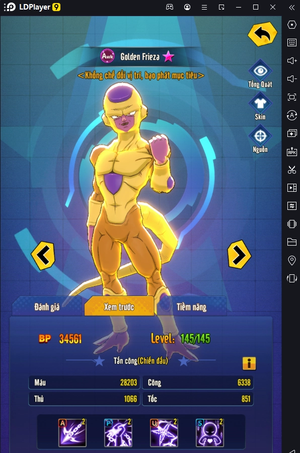 『HƯỚNG DẪN』Siêu Chiến Binh - Top Nhân Vật Spu (Siêu Việt) - Awk (Thức Tỉnh)&nbsp; & cách tải game trên PC