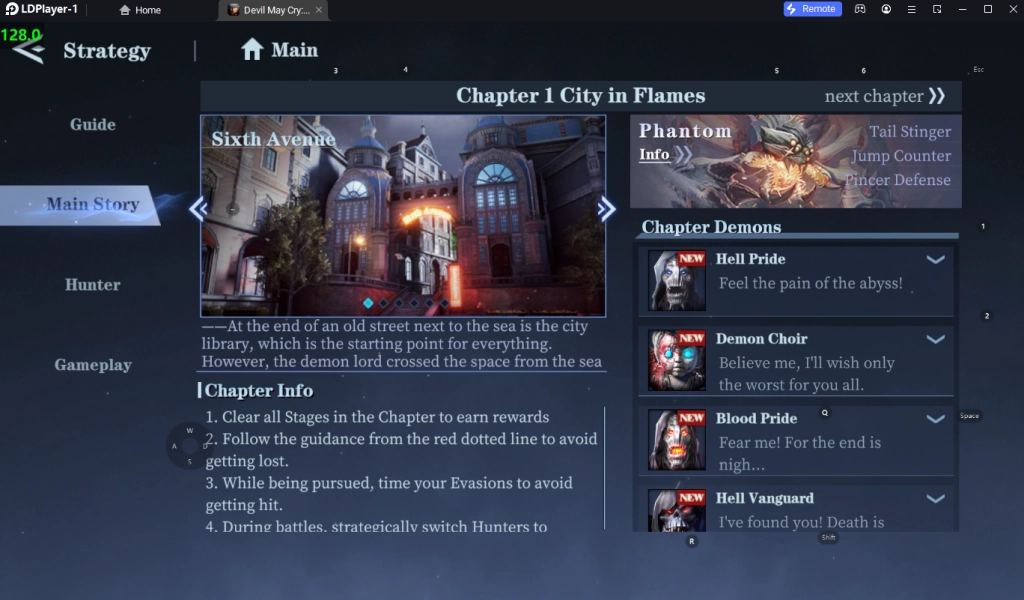Devil May Cry M : Peak of Combat (Global) แนะนำวิธีตั้งค่า Controller และเล่นแบบ FULL HD 120 FPS บน LDPlayer9