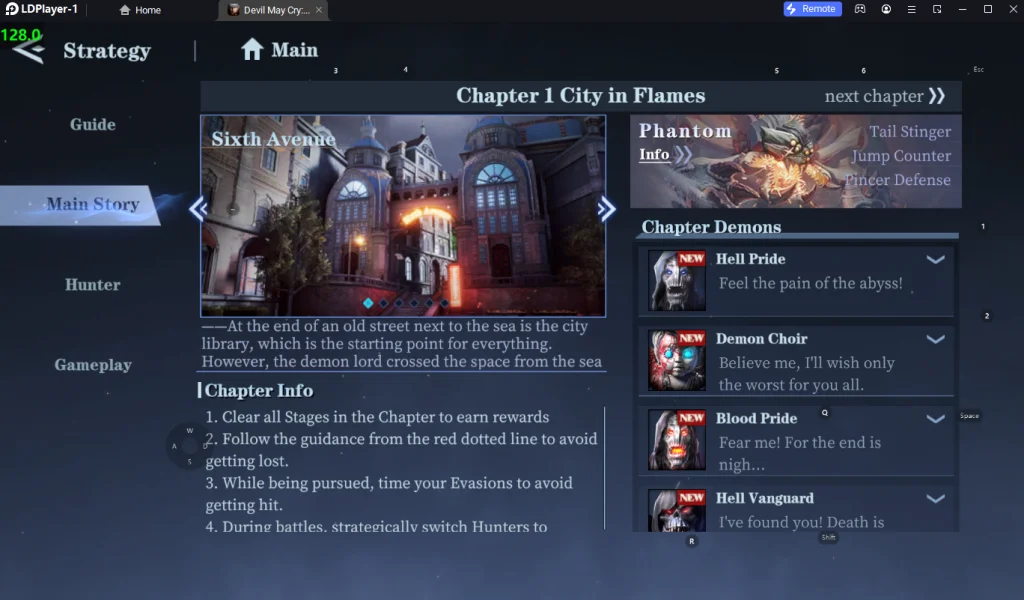Devil May Cry M : Peak of Combat (Global) แนะนำวิธีตั้งค่า Controller และเล่นแบบ FULL HD 120 FPS บน LDPlayer9