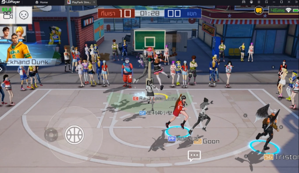 StreetBallers (SEA) เกมสตรีทบาสที่สมจริงสุดๆ แนะนำวิธีตั้งค่า Controller และเล่นแบบ FULL HD 120 FPS บน LDPlayer9