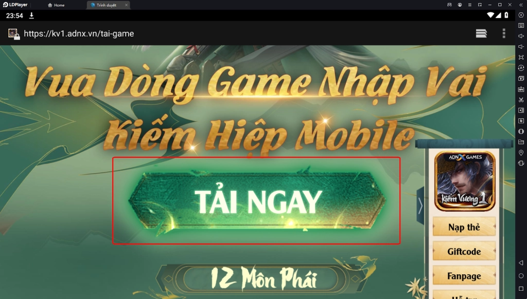 『GAME MỚI』Kiếm Vương 1 - ADNX Mobile: MMORPG Tái hiện Tuyệt phẩm “Kiếm thế” vang danh một thời & Cách tải game trên PC