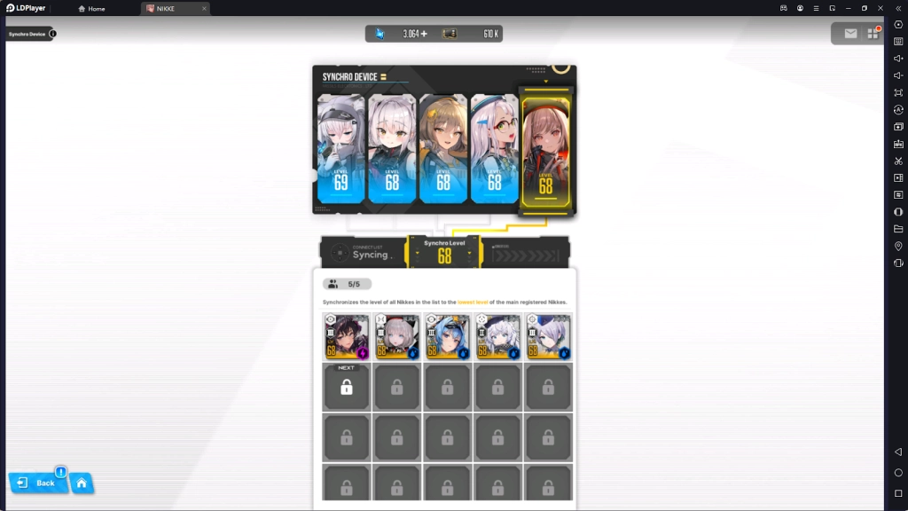 『HƯỚNG DẪN』Hướng dẫn hệ thống đồng bộ cấp độ và một số mẹo Goddess of Victory: NIKKE