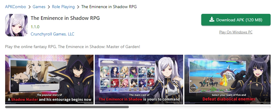 วิธีโหลดเล่นเกม The Eminence in Shadow: Master of Garden บน LDPlayer9