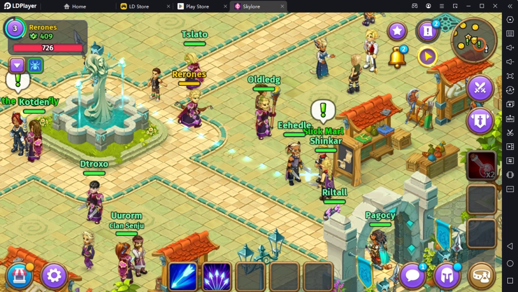 SKYLORE (GLOBAL) เกมมือถือแนว MMORPG 2D ผจญภัยบนโลกเวทมนตร์