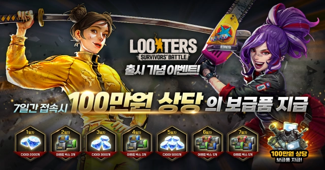 좀비 서바이벌 '루터스: 서바이버스 배틀', 정식 출시