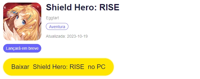 Revivencie os momentos impactantes de Shield Hero em Shield Hero: Rise! Faça o pré-registro!