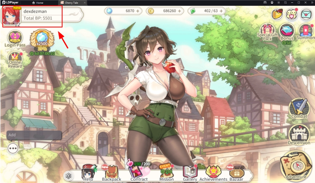 Cherry Tale (Global) แจก Giftcode (7 โค้ด) พร้อมวิธีกรอก บน LDPlayer9