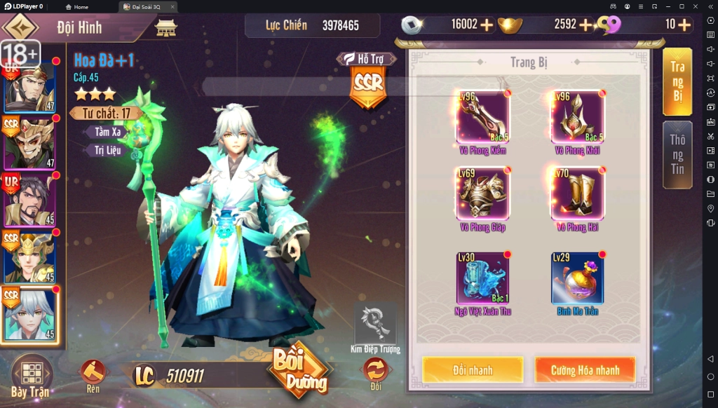 『HƯỚNG DẪN』Đại Soái 3Q: Top 8 Tướng Quốc Dân Cho Anh Em Nông Dân