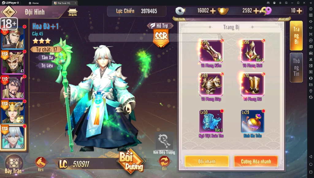 『HƯỚNG DẪN』Đại Soái 3Q: Top 8 Tướng Quốc Dân Cho Anh Em Nông Dân