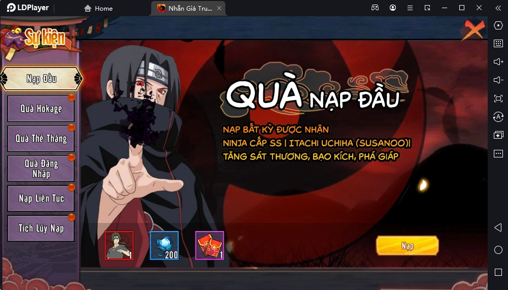 『HƯỚNG DẪN』Nhẫn Giả Truyền Thuyết Mobile: Hướng Dẫn Tân Thủ Kiếm Tài Nguyên Hiệu Quả