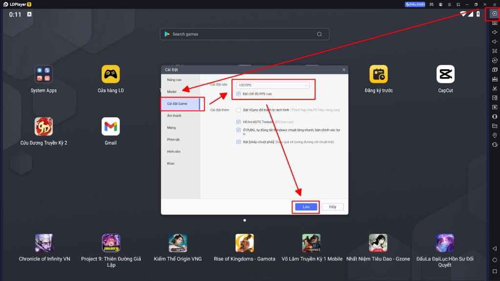 『HƯỚNG DẪN』Mẹo chiến game, auto game, auto nhiệm vụ, auto phó bản, chạy nhiều acc Cửu Dương Truyền Kỳ 2 trên LDPLayer