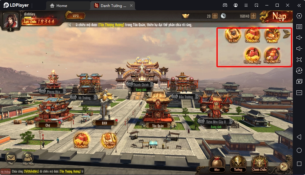 『HƯỚNG DẪN』 Danh Tướng Thiên Hạ: Hướng Dẫn Tân Thủ Giai Đoạn Đầu Game