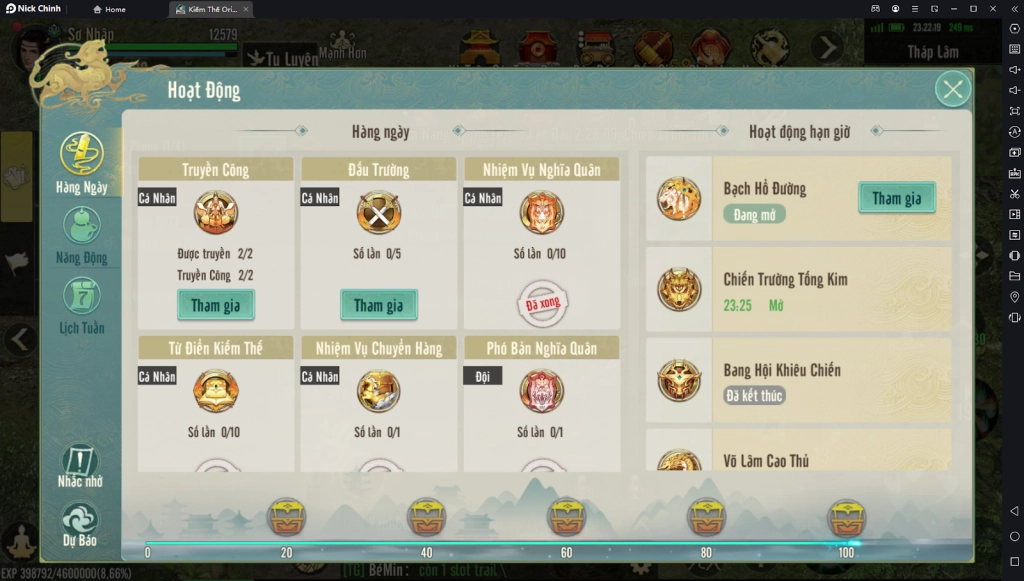 『HƯỚNG DẪN』Kiếm Thế Origin: Hướng Dẫn Tăng Cấp Nhanh Và Mẹo Tu Luyện EXP Cần Biết