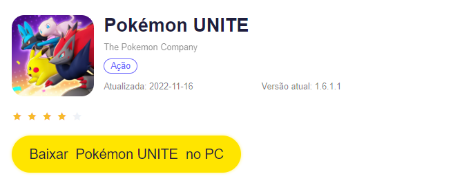 Pokémon Unite - Modo Ranqueado