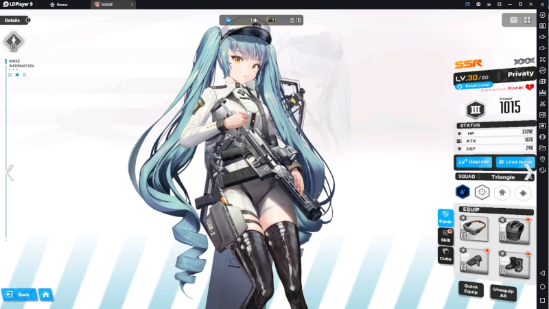 Personnages et guide de combat