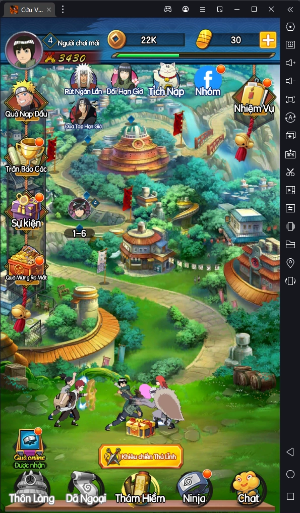 『HƯỚNG DẪN』Cửu Vĩ Đại Chiến: Top Ninja Meta Giai Đoạn Đầu Game & cách tải game trên PC