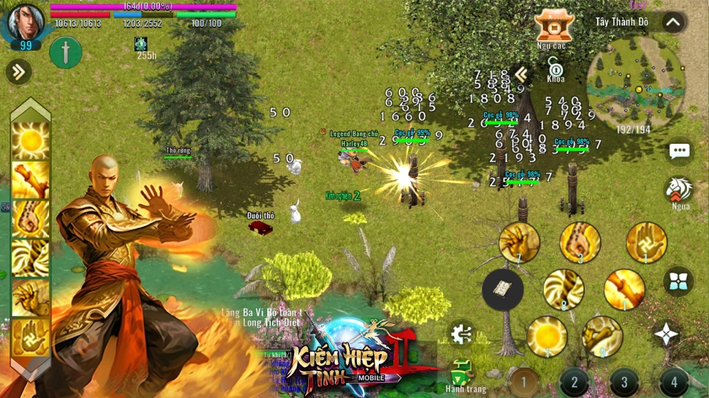 Kiếm Hiệp Tình 2 Mobile: Hướng Dẫn Build Điểm Và Yếu Quyết Thiếu Lâm