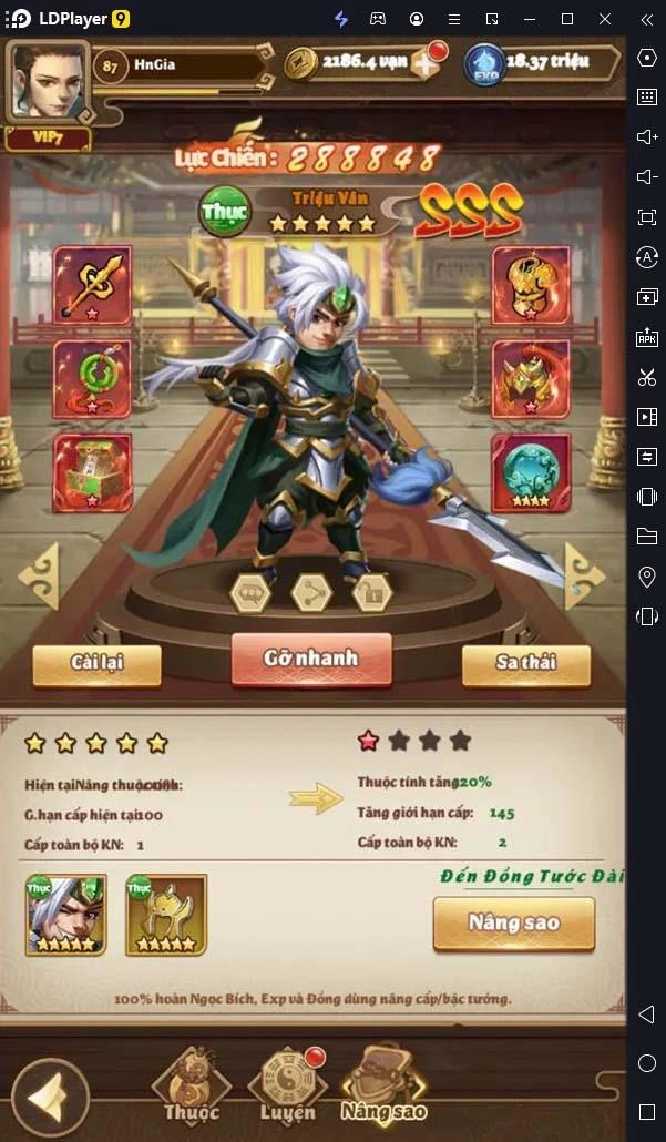 『HƯỚNG DẪN』Những điều cần biết về tướng trong 3Q Siêu Lầy