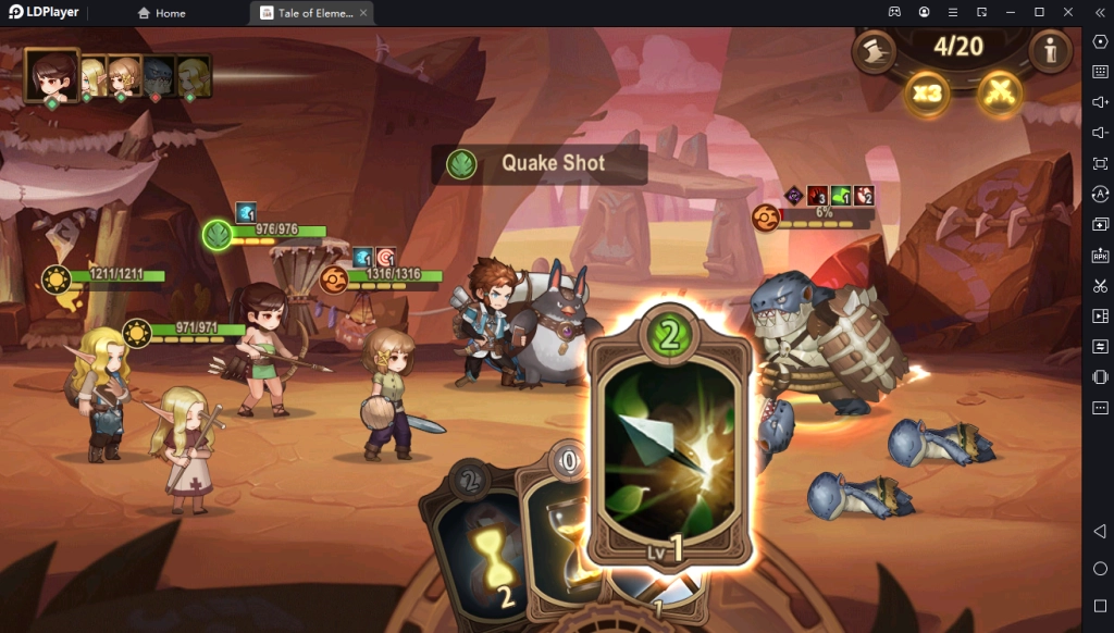 Tale of Elements เกมมือถือแนว Rogue-Like ตะลุยดันเจี้ยนสุ่มบัฟ พร้อมระบบ Idle